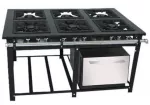 FOGAO BP 6B 40x40 C/PE + FORNO MAXI 3BD M6FD3 VENANCIO   