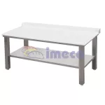 MESA INOX  70 x 1,90 x 90 MONTADA C/PLACA DE PEAD TOTAL INOX 304 IMECA